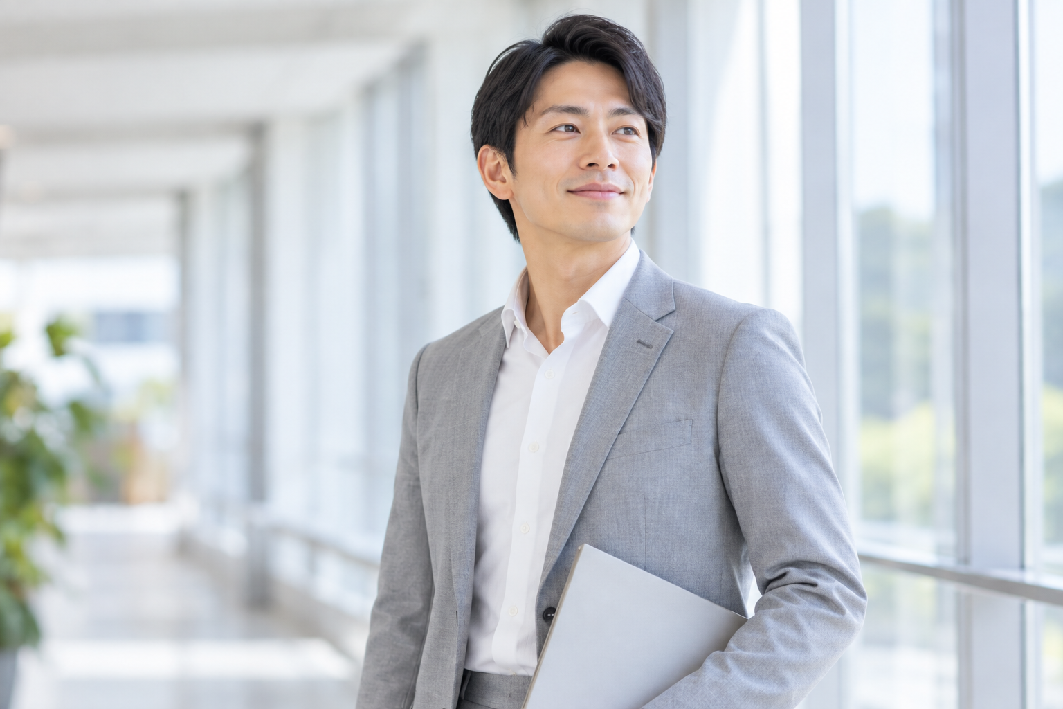 担当者と転職について相談する様子